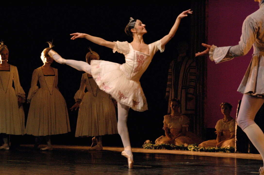Mariana García en un ballet del repertorio clásico